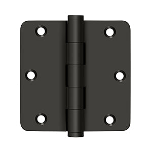 3-1/2" x 3-1/2" x 1/4" Radius Hinge, Residential