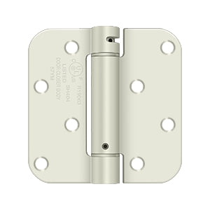4" x 4" x 5/8" Spring Hinge Benchmark, UL Listed