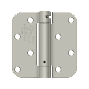 4" x 4" x 5/8" Spring Hinge Benchmark, UL Listed