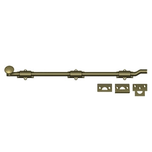 Deltana 18 Inch Long Surface Door Security Bolt