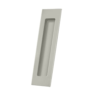 Flush Pull, Rectangular, HD, 7" x 1-7/8" x 3/8", Solid Brass