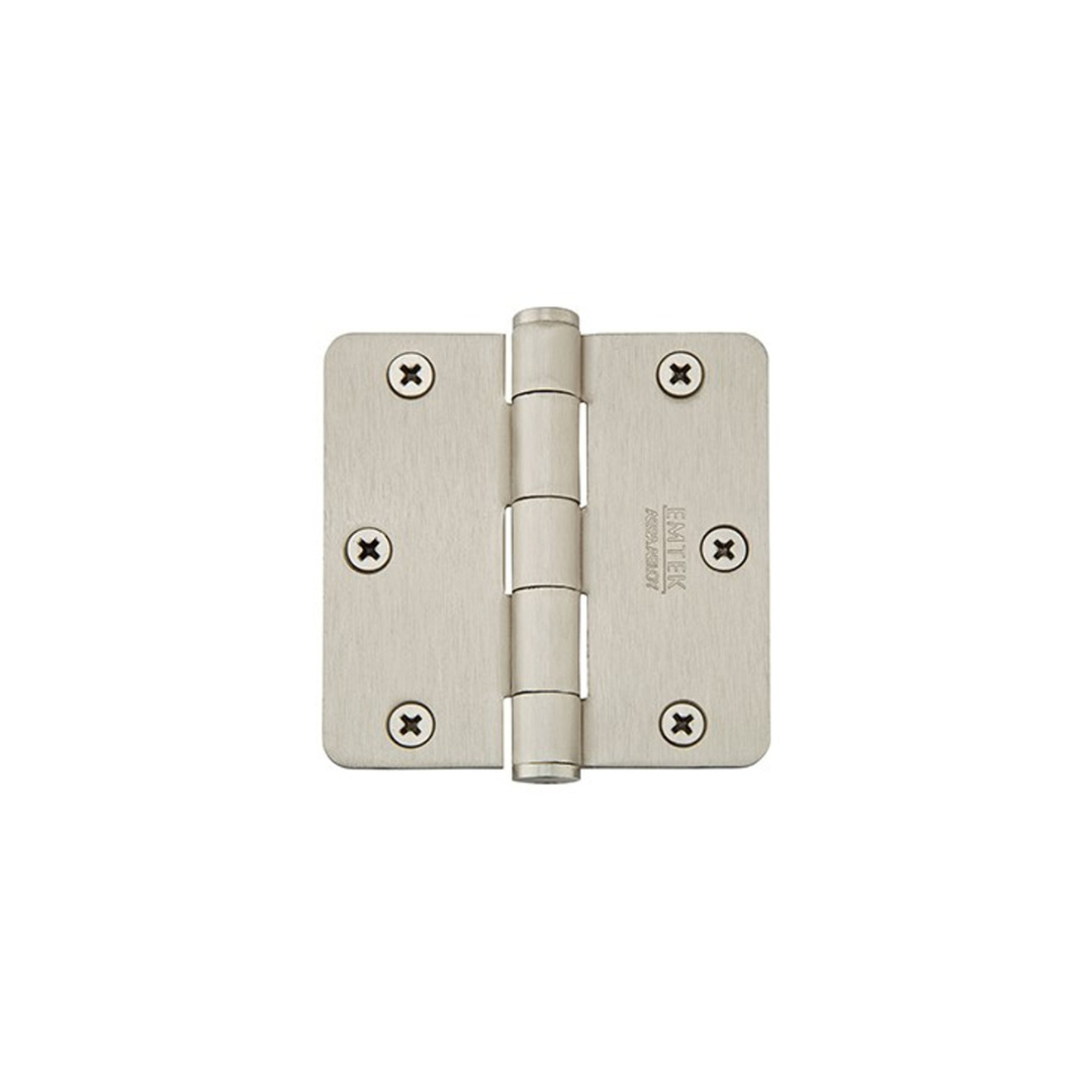 Emtek 96223 Heavy Duty Hinges (Pair), 3-1/2" x 3-1/2" with 1/4" Radius Corners