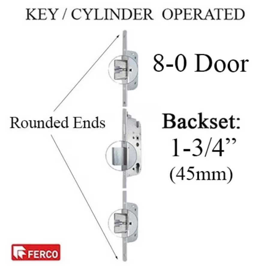 SECURY AUTOMATIC EUROPEAN PROFILE CYLINDER LOCKS, KEY OPERATED, 45/92 GEAR DRIVEN