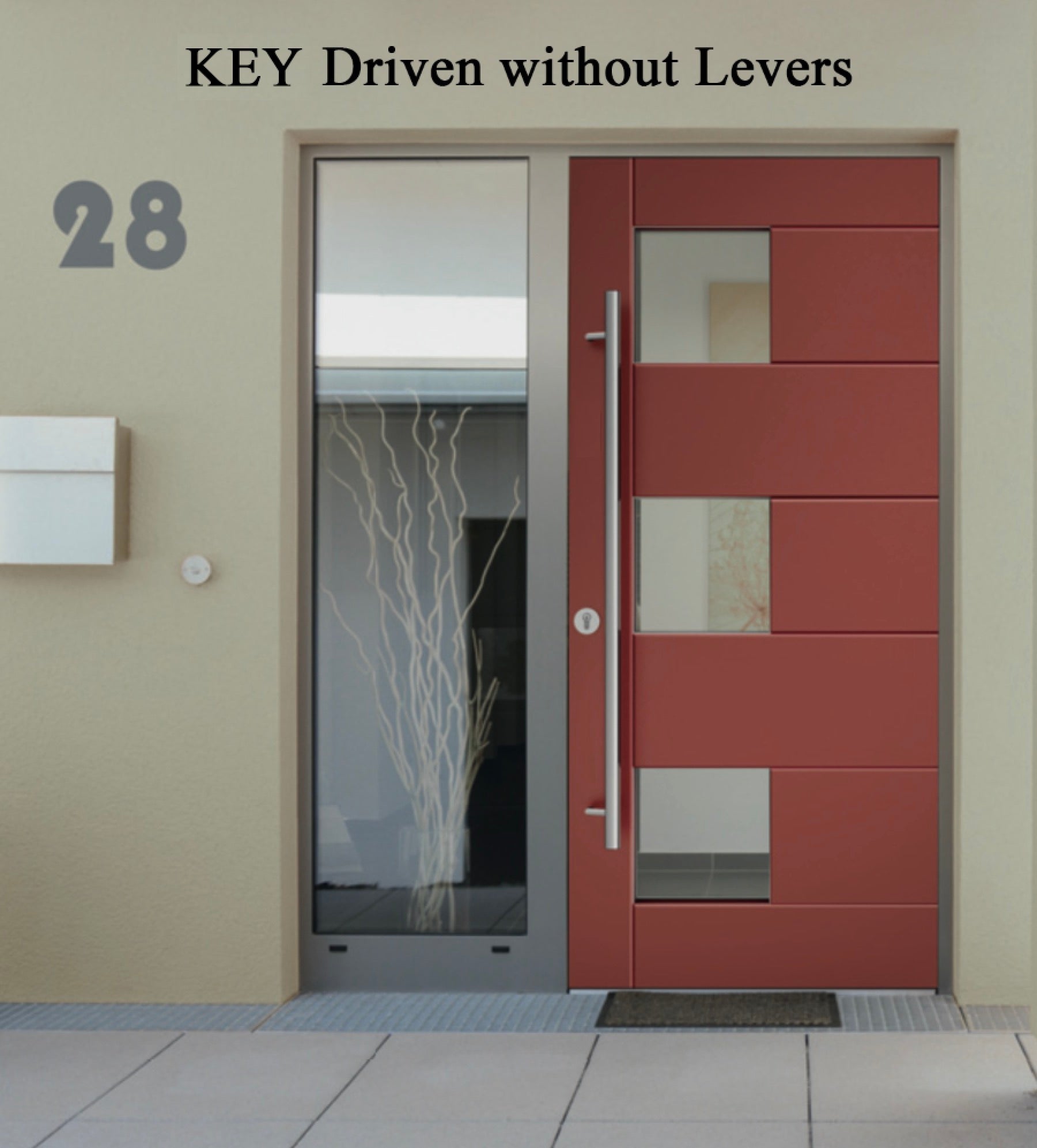 SECURY AUTOMATIC EUROPEAN PROFILE CYLINDER LOCKS, KEY OPERATED, 45/92 GEAR DRIVEN