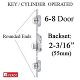 SECURY AUTOMATIC MULTIPOINT LOCK, KEY OPERATED, 55/92 GEAR DRIVEN 6-8 DOOR