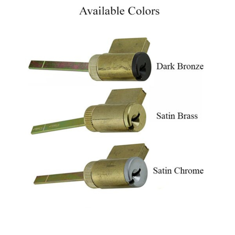 G-U / FERCO 1 INCH CYLINDER, SCHLAGE KEYWAY - KEYED ALIKE - BRASS
