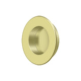 Flush Pull, Round, HD, 1-7/8", Solid Brass