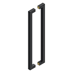 24" Contemporary Pulls, Back-To-Back