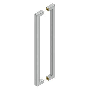 24" Contemporary Pulls, Back-To-Back