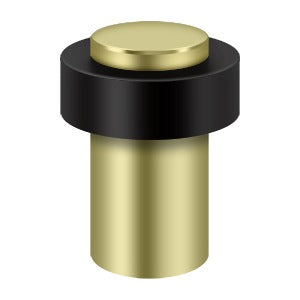 Round Universal Floor Bumper 3", Heavy Duty, Solid Brass