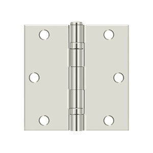3-1/2" x 3-1/2" Square Hinge, Ball Bearing