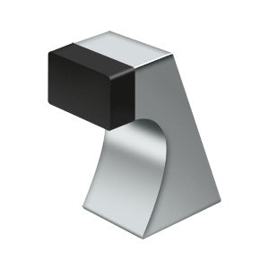 Floor Door Bumper 2-1/2", Contemporary, Solid Brass
