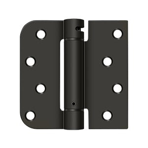 4" x 4" x 5/8" x SQ Spring Hinge, UL Listed