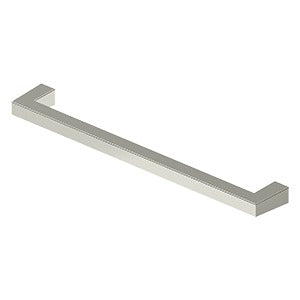 Modern Square Bar Pull, 8", HD, Solid Brass