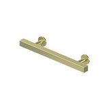 Contemporary Cabinet Pull 4", Pommel, Solid Brass