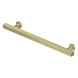 Contemporary Cabinet Pull, 7", Pommel, Solid Brass
