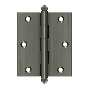 3" x 2-1/2" Hinge, w/ Ball Tips