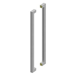 36" Extra Large Contemporary Pulls, Back-to-Back