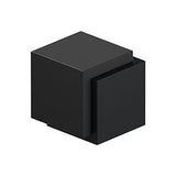 Floor Door Bumper 1-3/4", Cube, Contemporary, Stainless Steel