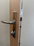 HOPPE MULTIPOINT LOCK HANDLESET, VERONA, M151/216N, SOLID BRASS-POLISHED CHROME ,2131047