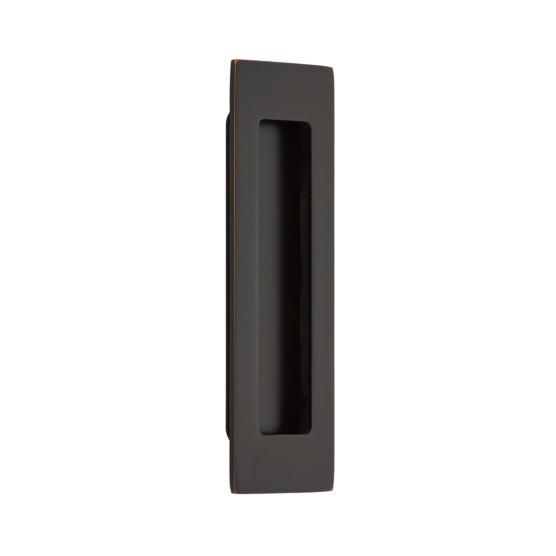 Emtek 220306 Modern Rectangular Brass Flush Pulls (1-3/4" x 6")