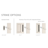 Emtek 222201 Modern Rectangular Barn Door Privacy Locks