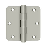 3-1/2" x 3-1/2" x 1/4" Radius Hinges