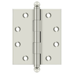 4-1/2"x4" Hinge, Ball Tipped, Solid Brass