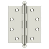 4-1/2"x4" Hinge, Ball Tipped, Solid Brass