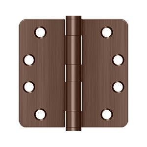 4"x4"x1/4" Radius Hinge, HD, Steel
