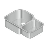 Stainless Steel Sink, 31-1/2" x 20-3/4", Left Hand