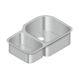 Stainless Steel Sink, 31-1/2" x 20-3/4", Right Hand