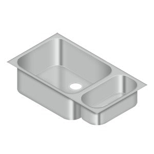 Stainless Steel Sink, 32" x 18"