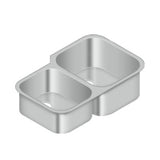 Stainless Steel Sink, 31-1/2" x 20-1/2", Right Hand