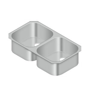 Stainless Steel Sink, 32-1/2" x 18"