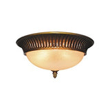 Resin Flush Ceiling Lamp, 15-1/4"x7-3/8"