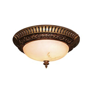 Resin Flush Ceiling Lamp, 17-3/8" x 7-3/8"