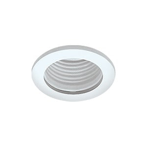 Recessed Light, 3" LV White Baffle / White Trim