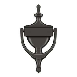 7" Door Knocker, Victorian, Solid Brass