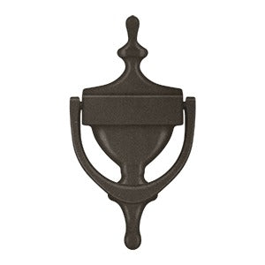 7" Door Knocker, Victorian, Solid Brass