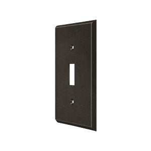 Switch Plate, Single Standard, Solid Brass