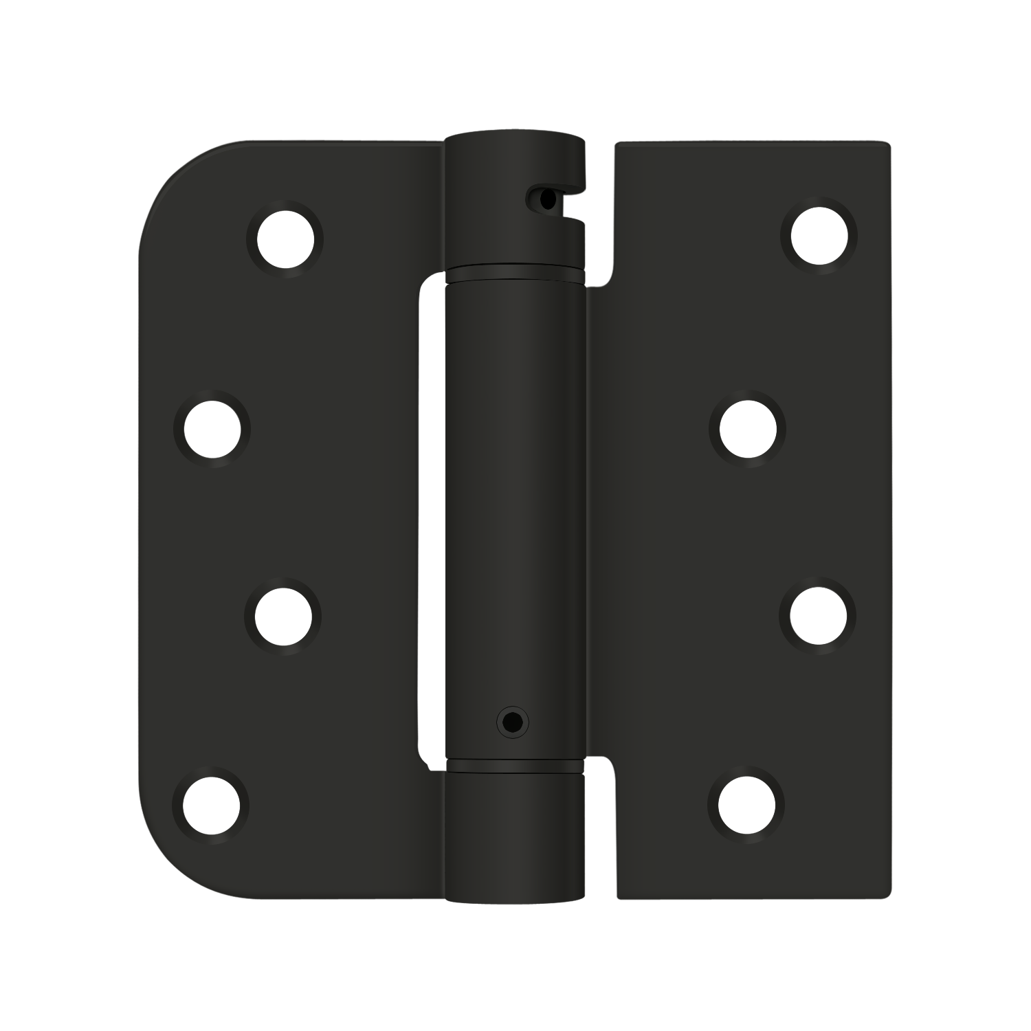 4" x 4" x 5/8" x SQ Spring Hinge, UL Listed