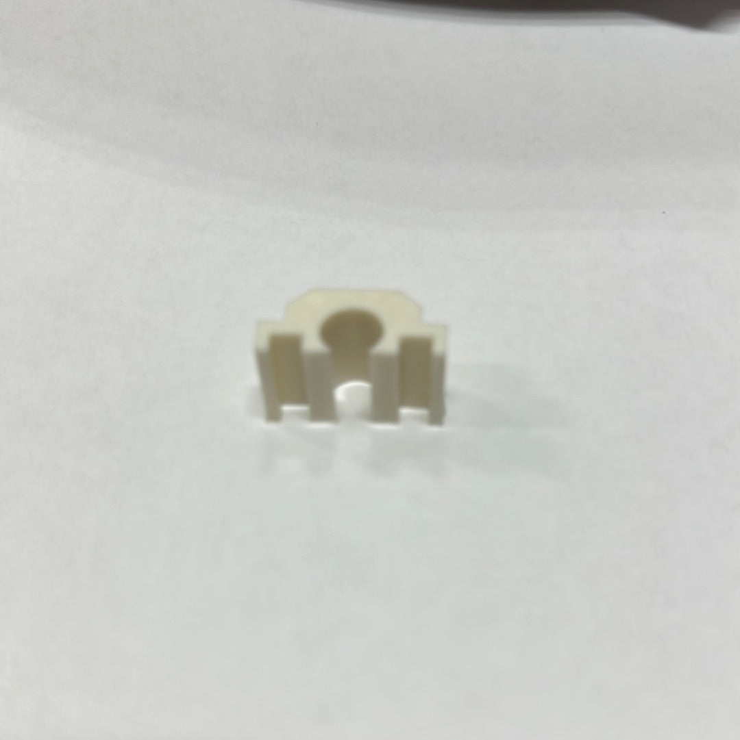 Guide, T-Astragal Flush Bolt, Open Face Plastic - White - 362203