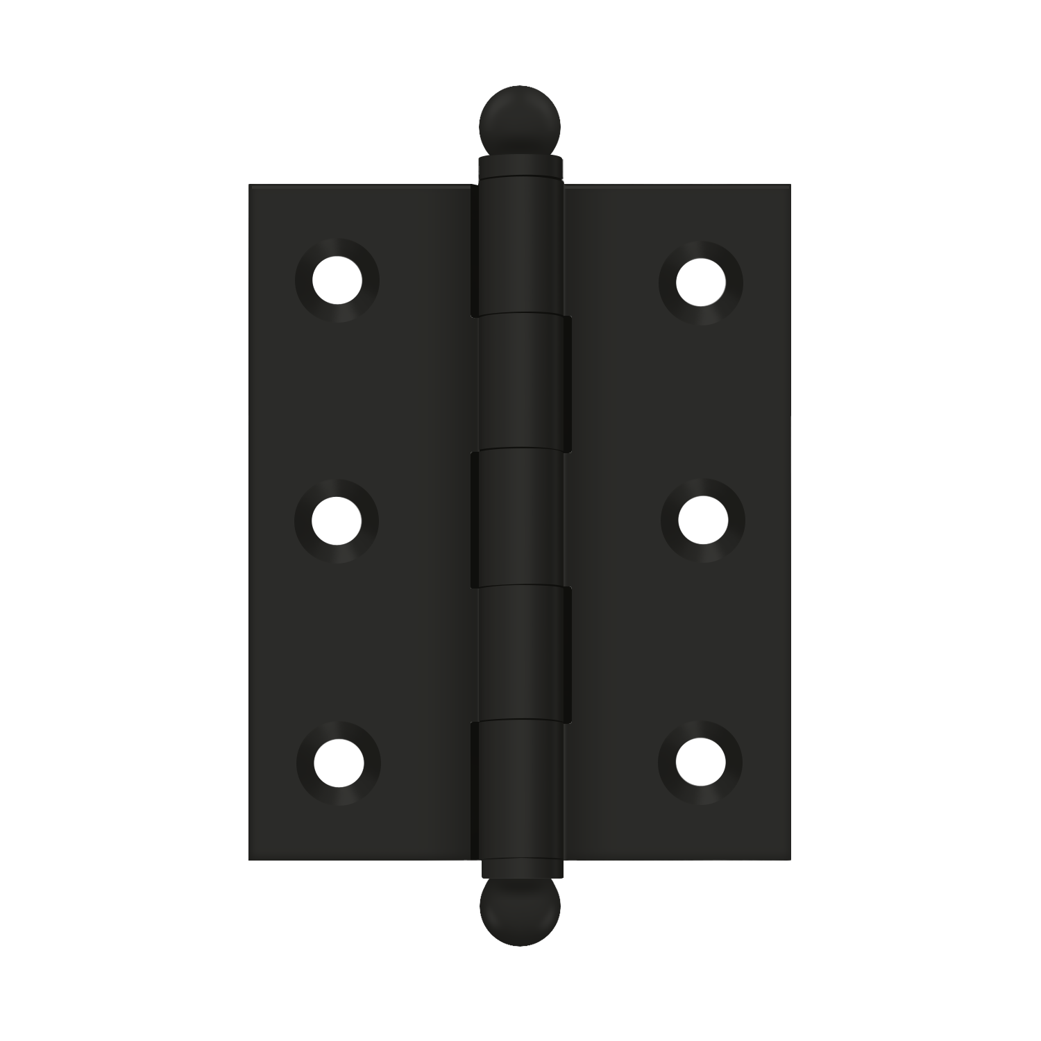 2-1/2" x 2" Hinge, w/ Ball Tips