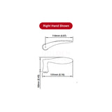 HOPPE HLS7 HANDLESET, RODOS, M1603/2167N, KEYED ACTIVE, BRUSHED CHROME - 2745321
