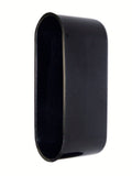 15mm PLASTIC CUP / NYLON DUST CAP WITH EDGE, EAGLE AUTOMATIC - BLACK