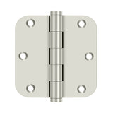 3-1/2" x 3-1/2" x 5/8" Radius Hinges