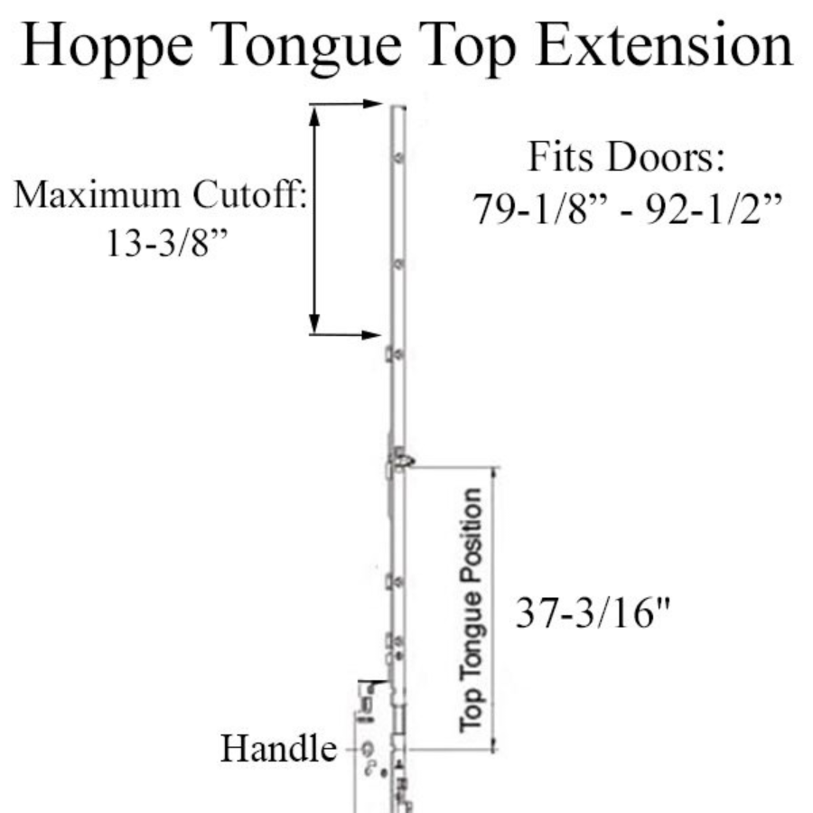 Hoppe Tongue Top Extension 8778555