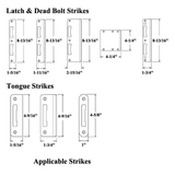 HOPPE Latch and Deadbolt Dust Cap - Black, 8786547