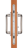 88060003 Charlotte Sliding Door Handle Set fits 3-15/16″ CTC Screw Holes in Satin Nickel Finish